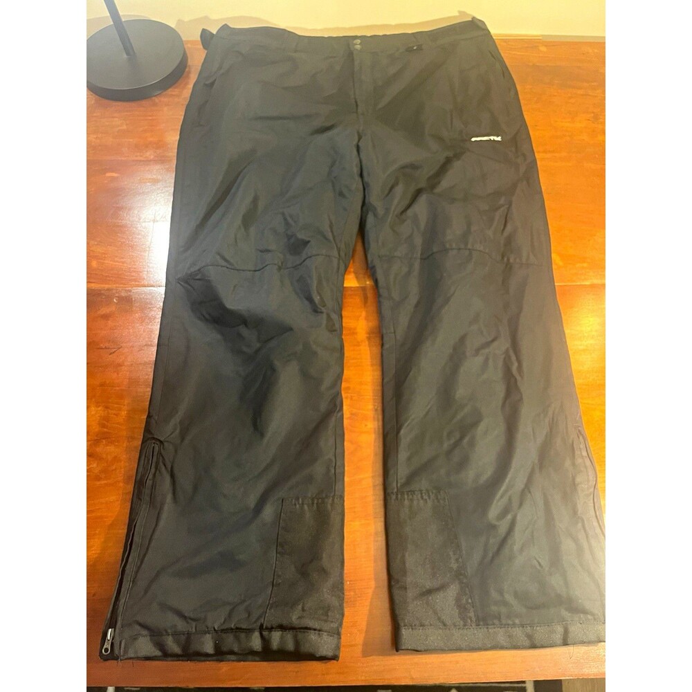 Arctix Men's Tall Black Insulated Snow Pants XXL/2TG 44W 31L Ski Winter Sports